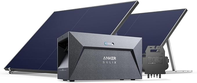 Anker SOLIX RS40P kit solaire Plug & Play avec batterie Solarbank E1600, panneaux solaires